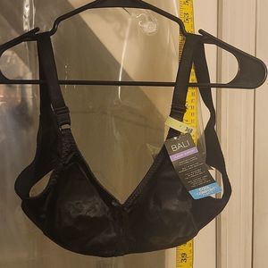 Bali Bra, Classic Support,Cool comfort fabric. Nwt,36B,Black ,adj straps